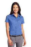 Camisa de manga corta fácil de cuidar para mujer Port Authority®  