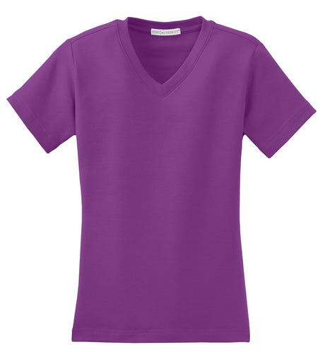 DISCONTINUED Port Authority® Ladies Modern Stretch Cotton V-Neck Shirt