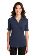 Port Authority® Ladies Silk Touch Interlock Performance Polo