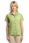 DISCONTINUED Port Authority® Ladies Patterned Easy Care Camp Shirt