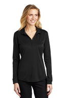 Port Authority ® Women's Silk Touch Performance Long Sleeve Polo