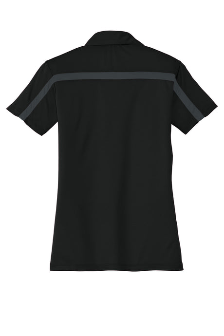 Port Authority® Women's Silk Touch™ Performance Colorblock Stripe Polo
