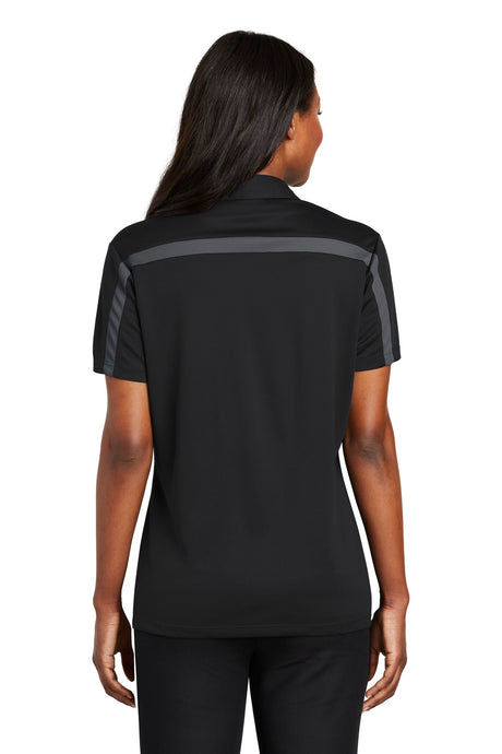 Port Authority® Women's Silk Touch™ Performance Colorblock Stripe Polo