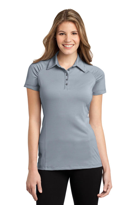 DISCONTINUED Port Authority® Ladies Fine Stripe Performance Polo