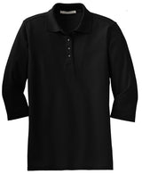 Port Authority® Women's Silk Touch™ 3/4-Sleeve Polo