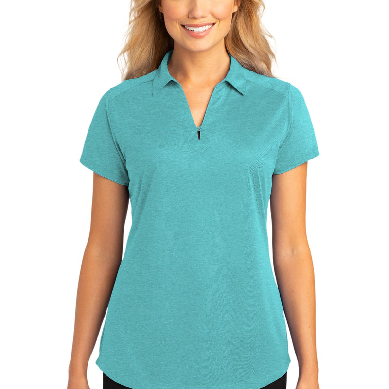 Port Authority® Women's Digi Heather Performance Polo
