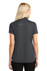 Port Authority® Women's Pinpoint Mesh Zip Polo