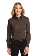 Camisa de manga larga fácil de cuidar para mujer Port Authority®  