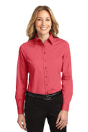 Camisa de manga larga fácil de cuidar para mujer Port Authority®  