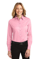 Camisa de manga larga fácil de cuidar para mujer Port Authority®  