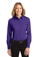 Camisa de manga larga fácil de cuidar para mujer Port Authority®  