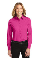 Camisa de manga larga fácil de cuidar para mujer Port Authority®  
