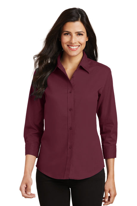 Port Authority® Women's 3/4-Sleeve Easy Care Shirt