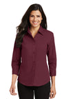 Port Authority® Women's 3/4-Sleeve Easy Care Shirt