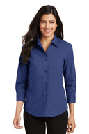 Port Authority® Women's 3/4-Sleeve Easy Care Shirt