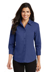 Port Authority® Women's 3/4-Sleeve Easy Care Shirt