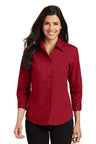 Port Authority® Women's 3/4-Sleeve Easy Care Shirt