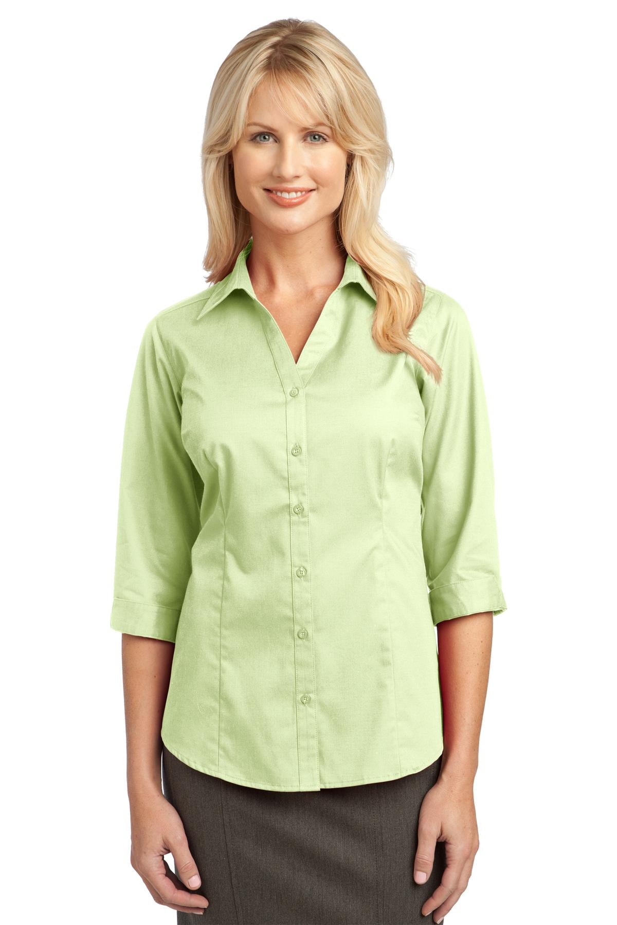 DISCONTINUED Port Authority® Ladies 3/4-Sleeve Blouse