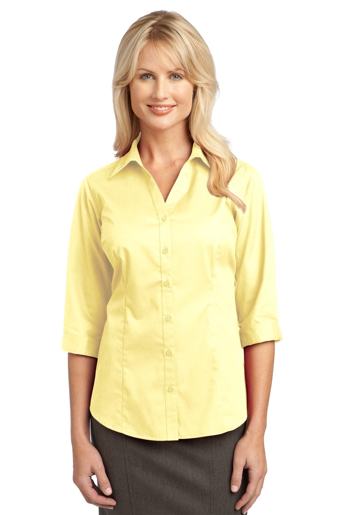 DISCONTINUED Port Authority® Ladies 3/4-Sleeve Blouse