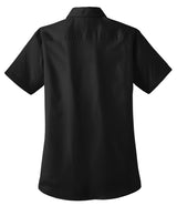 DISCONTINUED Port Authority® Ladies Short Sleeve Value Poplin Shirt