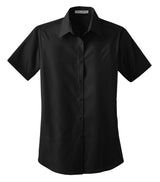 DISCONTINUED Port Authority® Ladies Short Sleeve Value Poplin Shirt