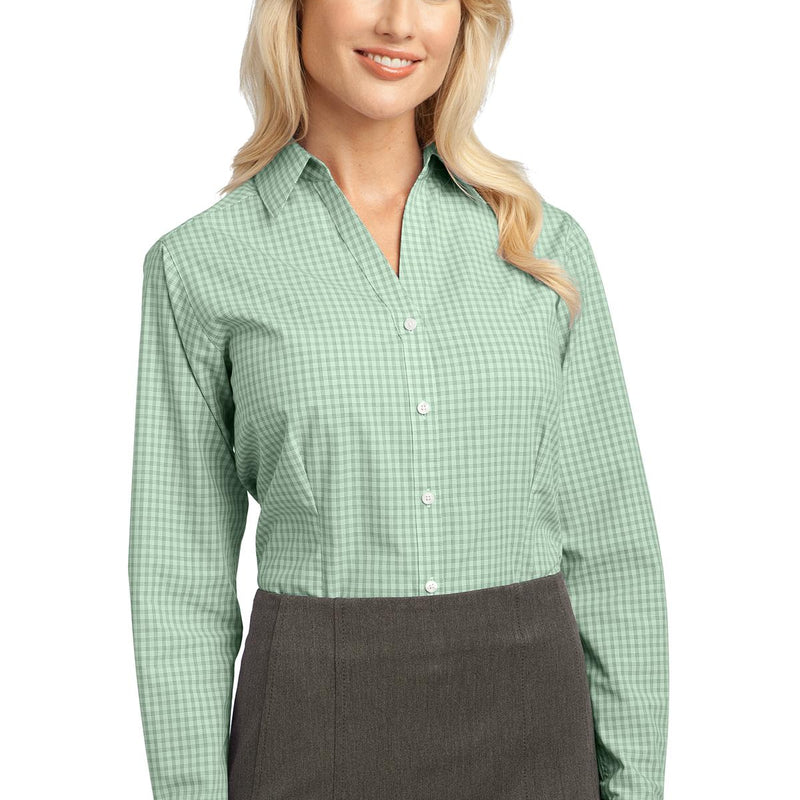 Port Authority® Ladies Plaid Pattern Easy Care Shirt