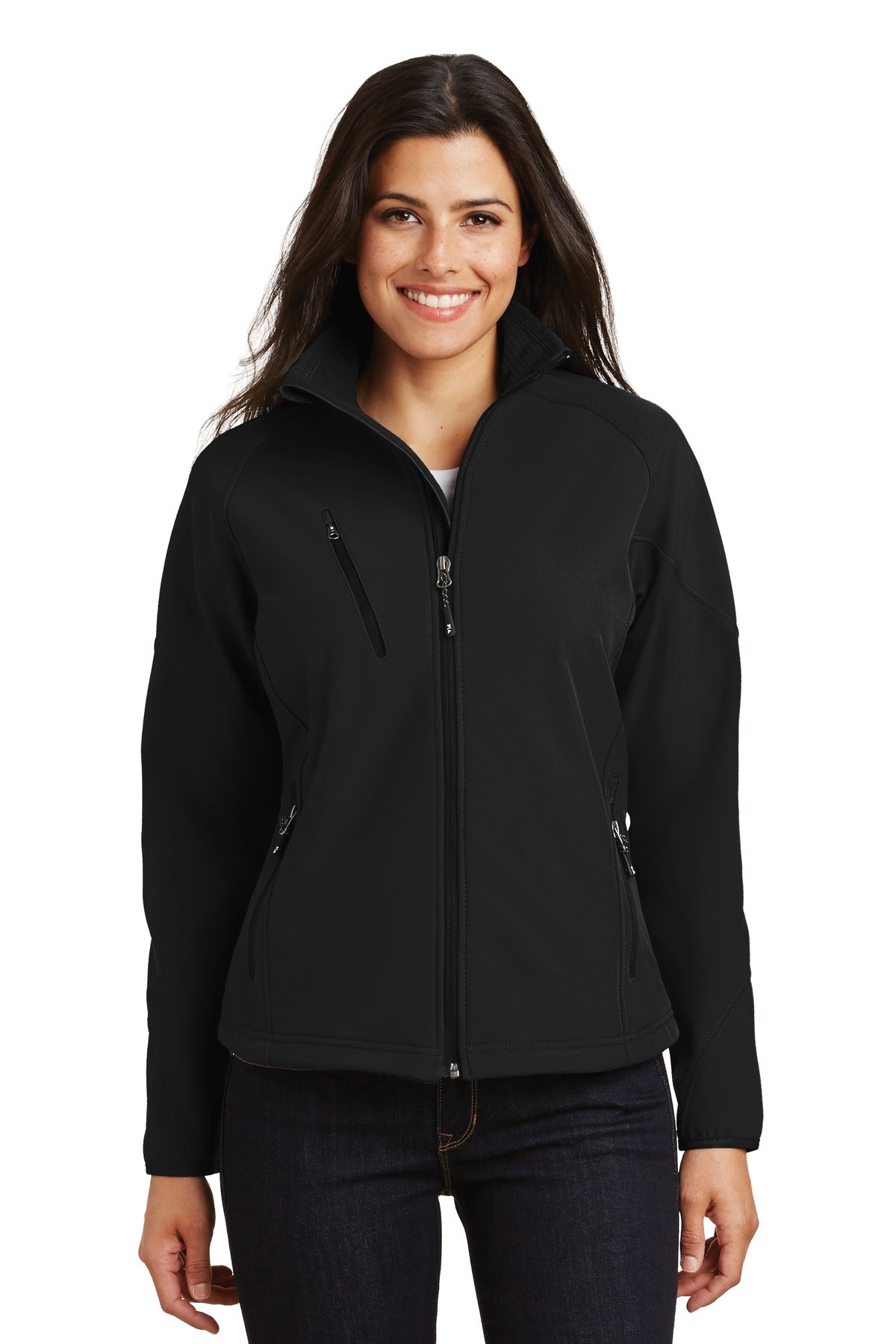 Port Authority® Women's Textured Soft Shell Jacket