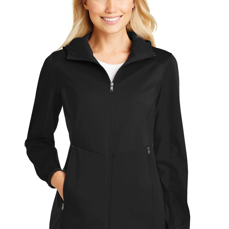 Port Authority® Women's Active Hooded Soft Shell Jacket