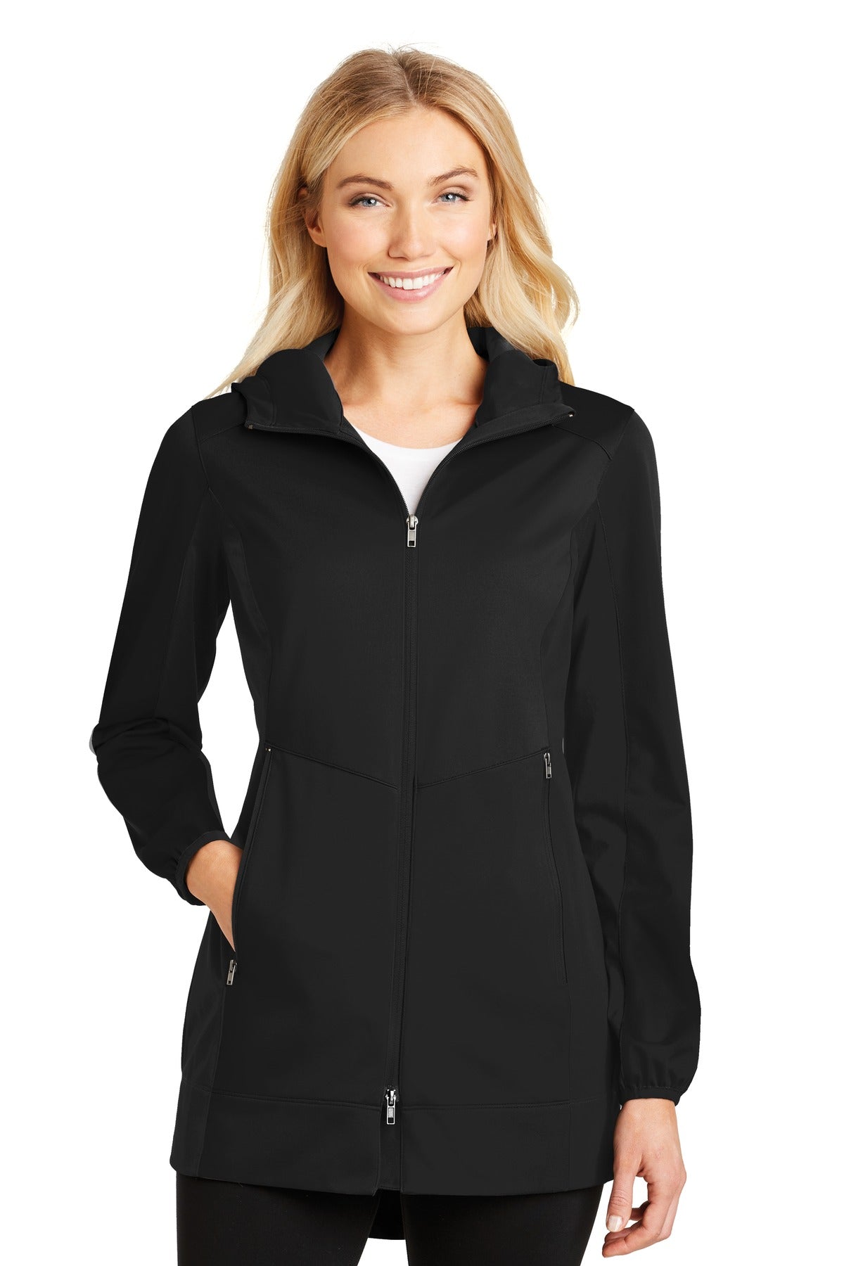 Port Authority® Women's Active Hooded Soft Shell Jacket