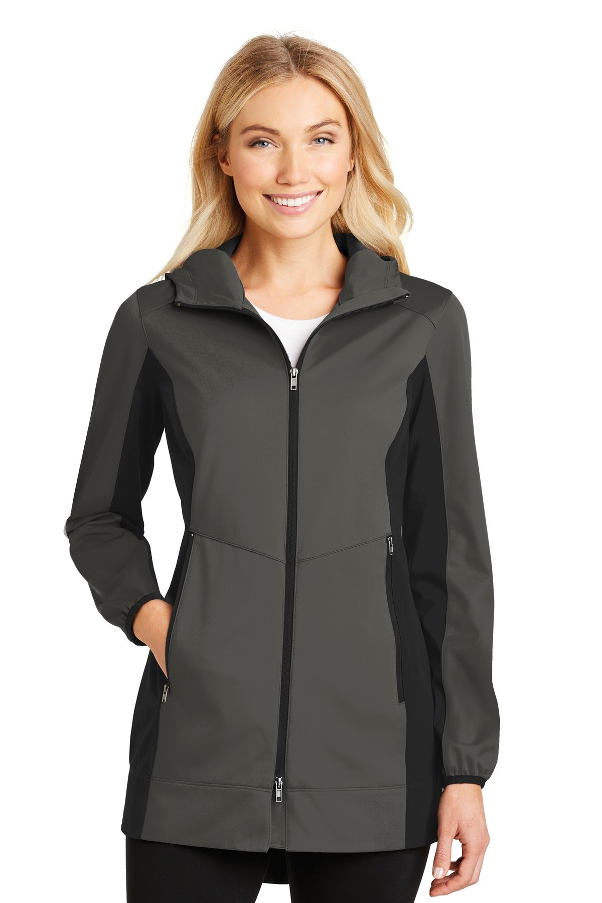 Port Authority® Women's Active Hooded Soft Shell Jacket