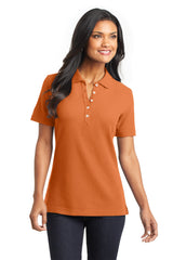 DISCONTINUED Port Authority® Ladies EZCotton™ Pique Polo