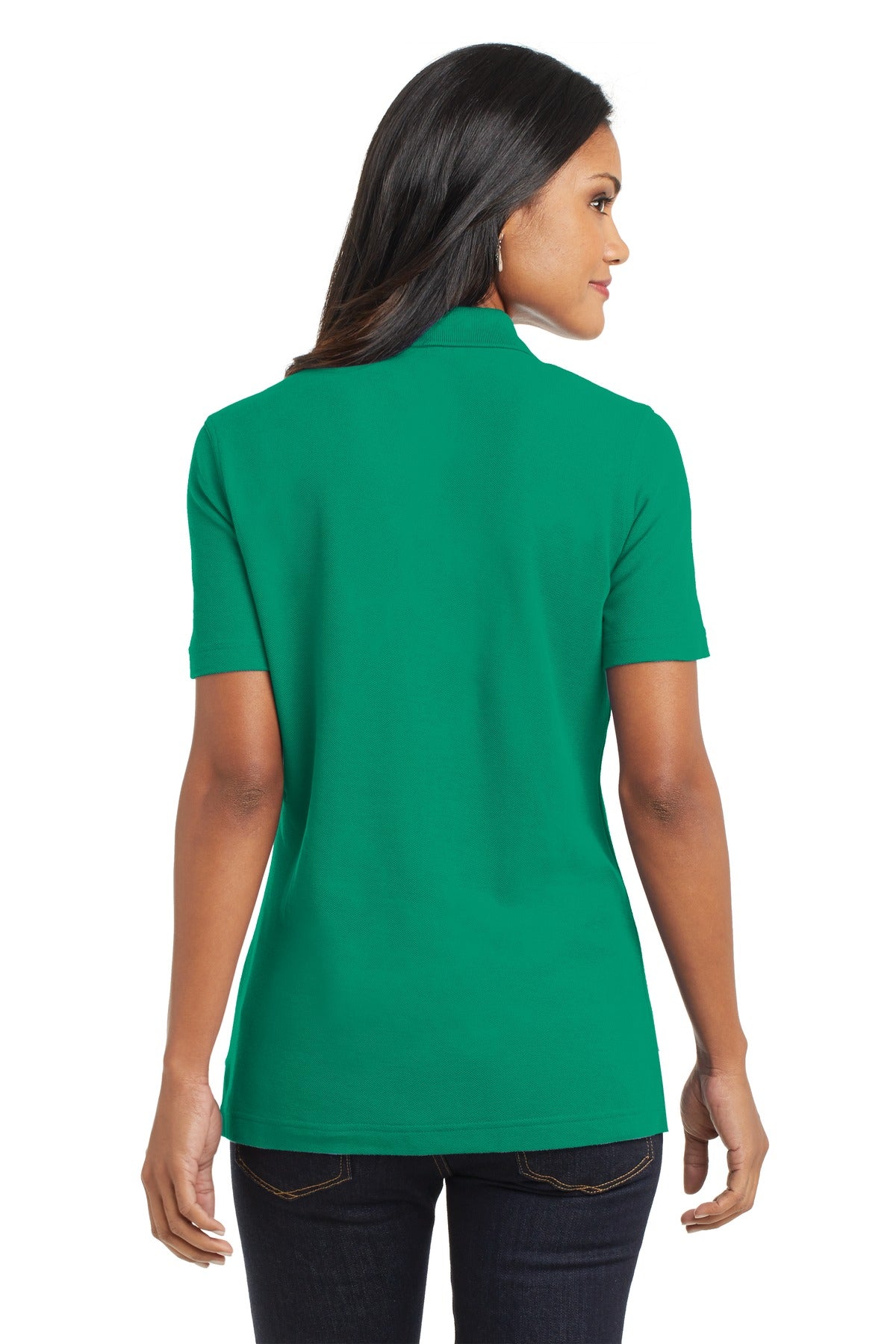 DISCONTINUED Port Authority® Ladies EZCotton™Pique Polo