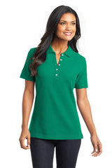 DISCONTINUED Port Authority® Ladies EZCotton™Pique Polo