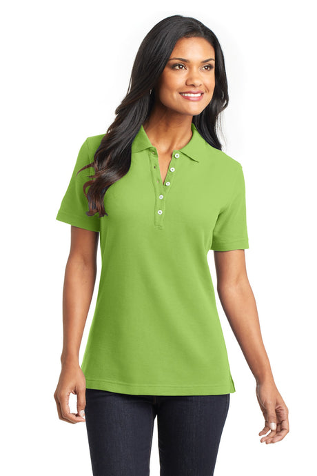 DISCONTINUED Port Authority® Ladies EZCotton™ Pique Polo