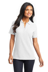 DISCONTINUED Port Authority® Ladies EZCotton™Pique Polo