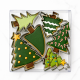July Only! Christmas Tree 6 pc. Box Set in Stainless Steel