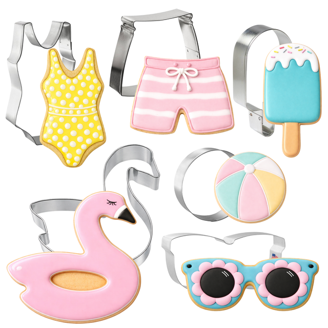 Pool Party 6 Pc. Cookie Cutter Set