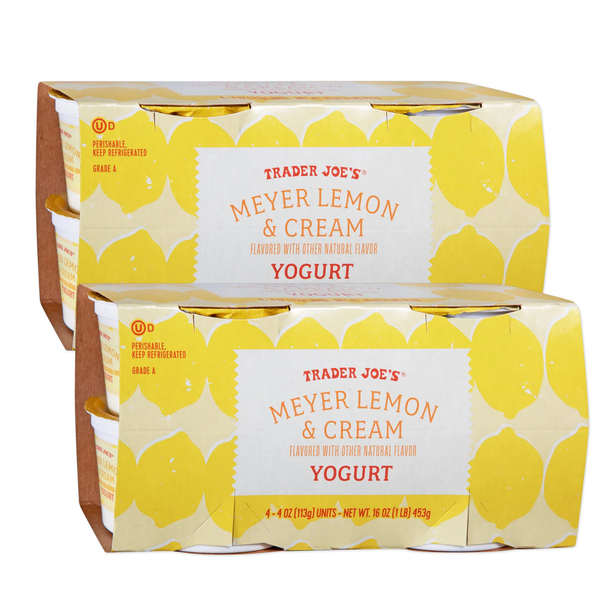 Meyer Lemon & Cream Yogurt - 16 Oz