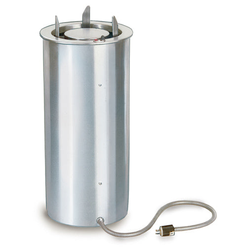 Lakeside LA924 Adjust-a-Fit Heated Drop-In Style Dish Dispenser - Plate Size: 6-1/2" to 9-3/4"