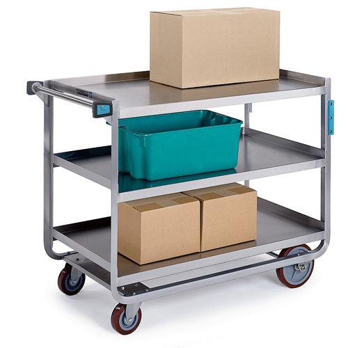 Lakeside LA954 Tough Transport Utility Cart 1000 Lb. Cap. - 3 Shelf, Shelf Size: 24 x 42