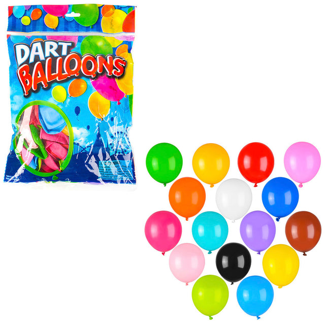 Dart Balloons Assorted (100 Pc Bag)