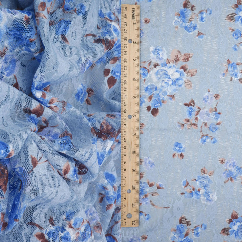 Ditsy Flower Digital Lace Print Fabric 56/58" Wide