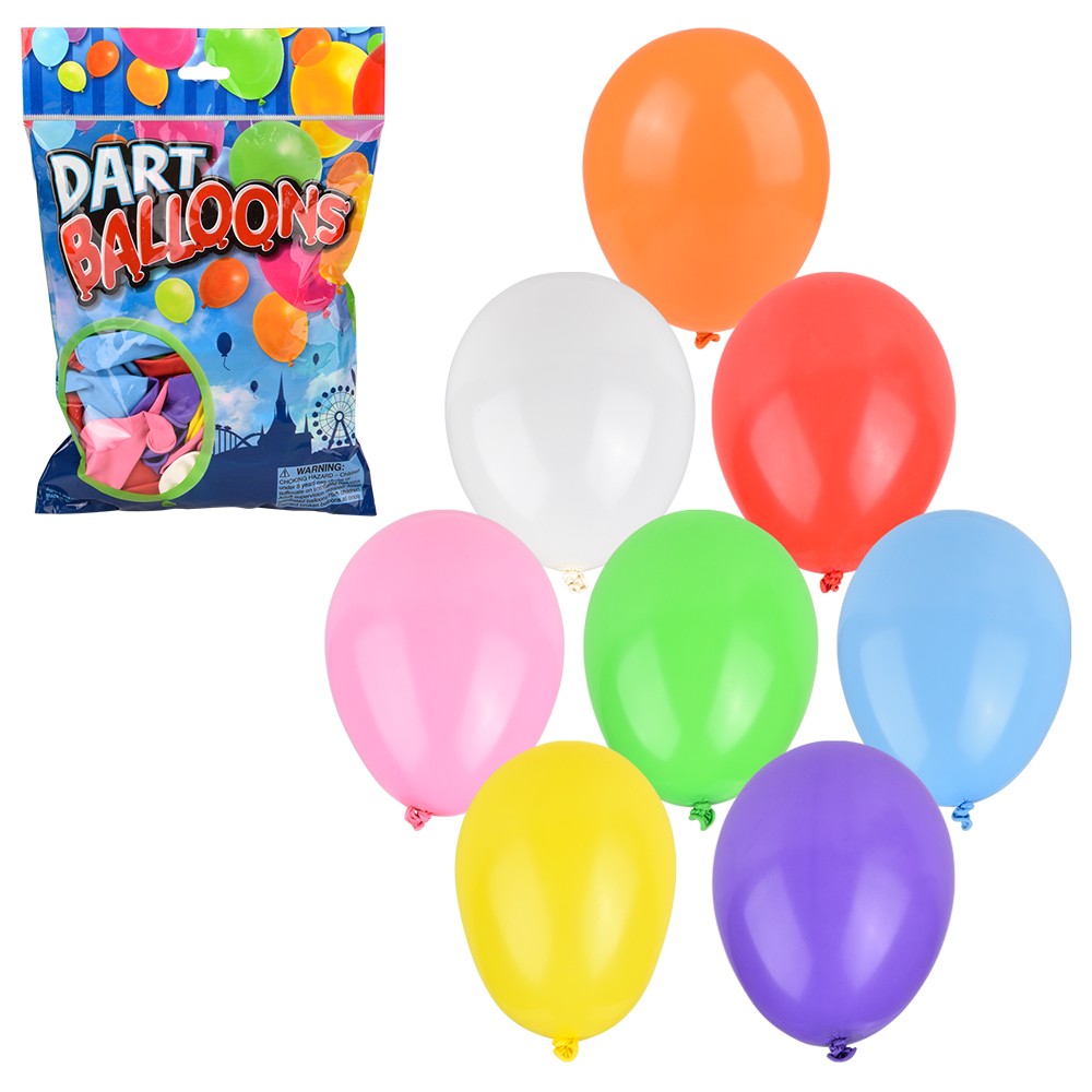 Dart Balloons 9" Deluxe 100 Pack