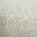 Lafayette Cotton Polyester Fabric - Embossed Damask Pattern, Natural Washed, 64" Width (1 Yard)