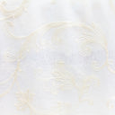 Lana Fabric Polyester Fabric - Embroidered Floral Sheer, 110" Width (1 Yard)