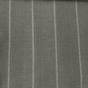 Lane Striped Linen Blend Fabric - Gray, Charcoal, Beige Horizontal Stripes, 55" Width (1 Yard)