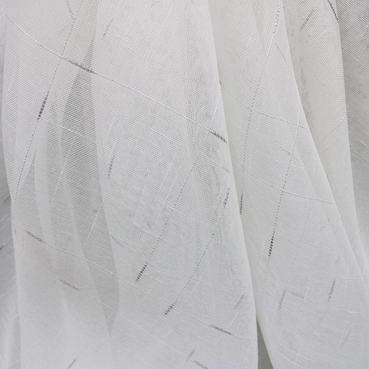 Lara Polyester Fabric - Light Weight Sheer, Metallic Specks, 118" Width (1 Yard)