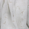Lara Polyester Fabric - Light Weight Sheer, Metallic Specks, 118" Width (1 Yard)