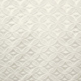 Lately Embossed Circular Diamond Jacquard Fabric - Natural/Washed, 60" Width (1 Yard)