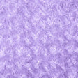 Lavender Minky Rosebud Fabric